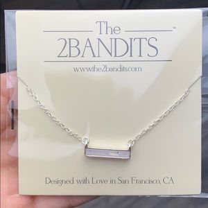 THE2BANDITS Silver Iridescent Necklace